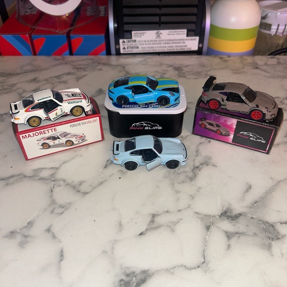Hot Wheels Other - Porsche 1:64 Scale Diecast Toy Car Bundle Lot of 4
